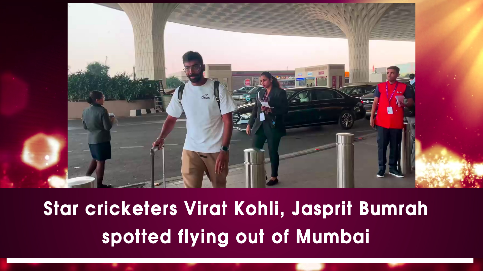 Star cricketers Virat Kohli, Jasprit Bumrah spotted flying out of Mumbai